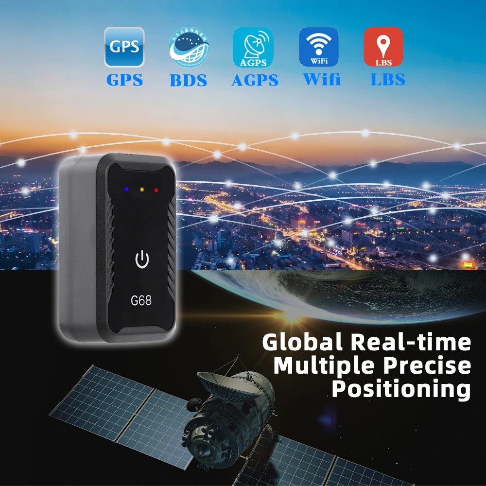 New Arrival 4G Mini GPS Tracker G68 Health Monitor Step Counter Calorie Active Time Tracking Device for Elderly Children Person