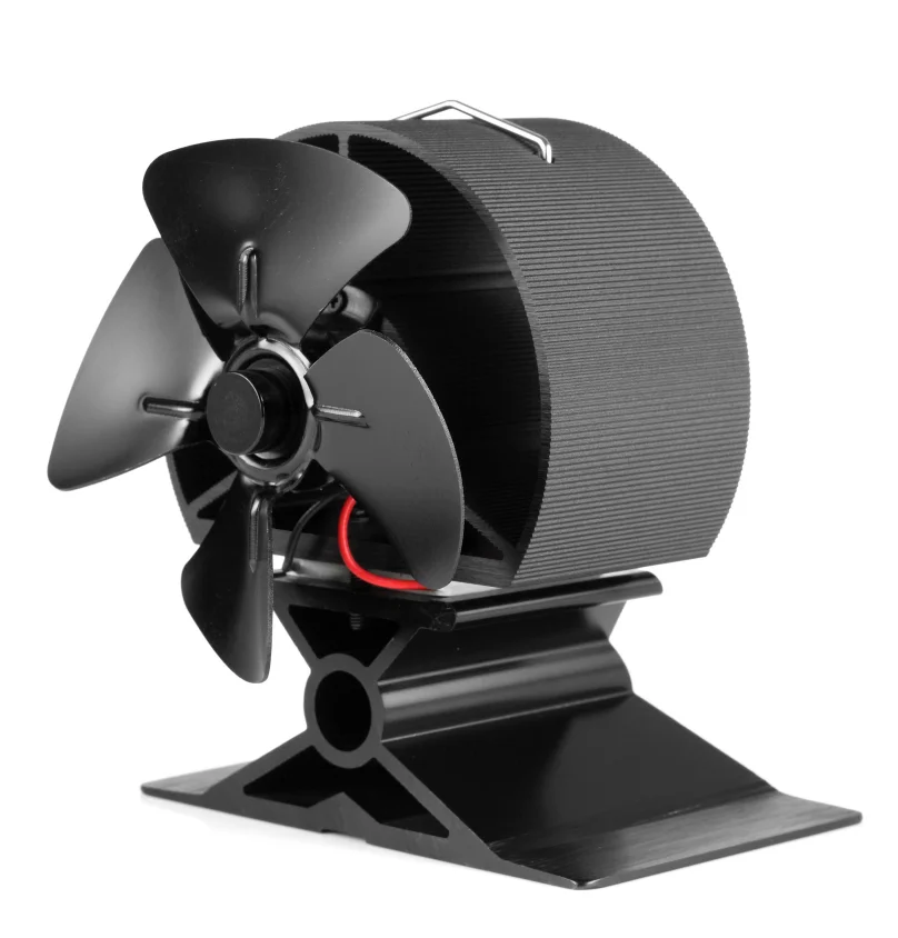 Winter Indoor Home Eco-friendly Wood Fireplace 4 Blades Exhaust EcoFan Heat Powered Mini Stove Fan Other Home Heaters