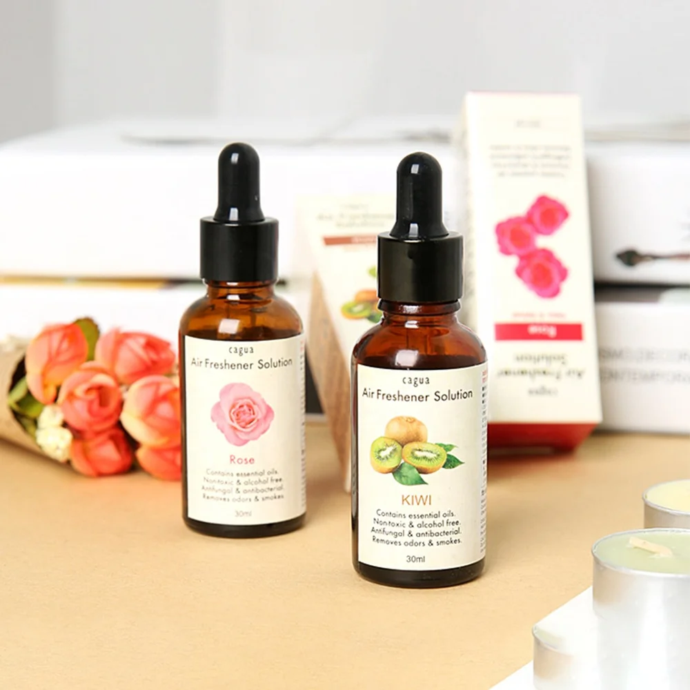 30ml drop glass bottle Scented Oils Anti-fatigue Plant Essential Air Freshener fragrance Oil OEM For Humidifier aorma diffuser