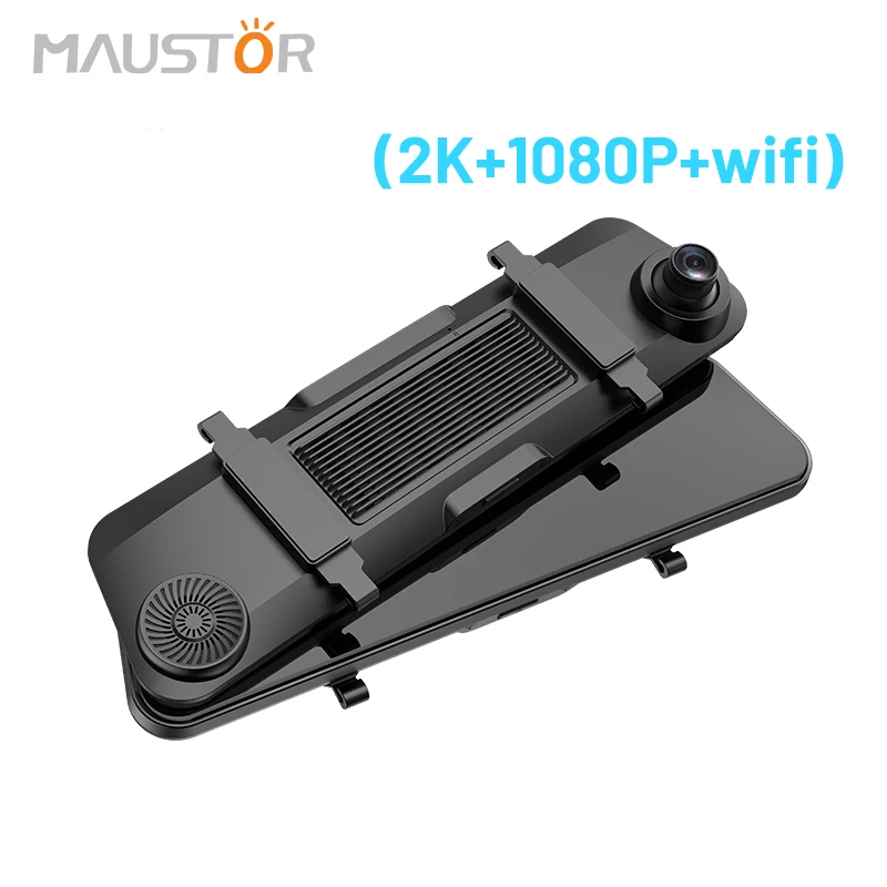 NT96565 12 inch IPS full screen touch WIFI WDR car camera rearview mirror car DVR with GPS 2K toguard dashboard vehicle dash cam