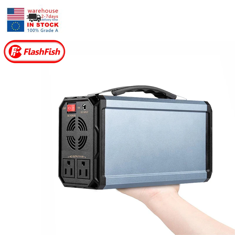 Flashfish Amazon  hot sale Mini portable camping power station  energy storage 300W load power  energy power generator