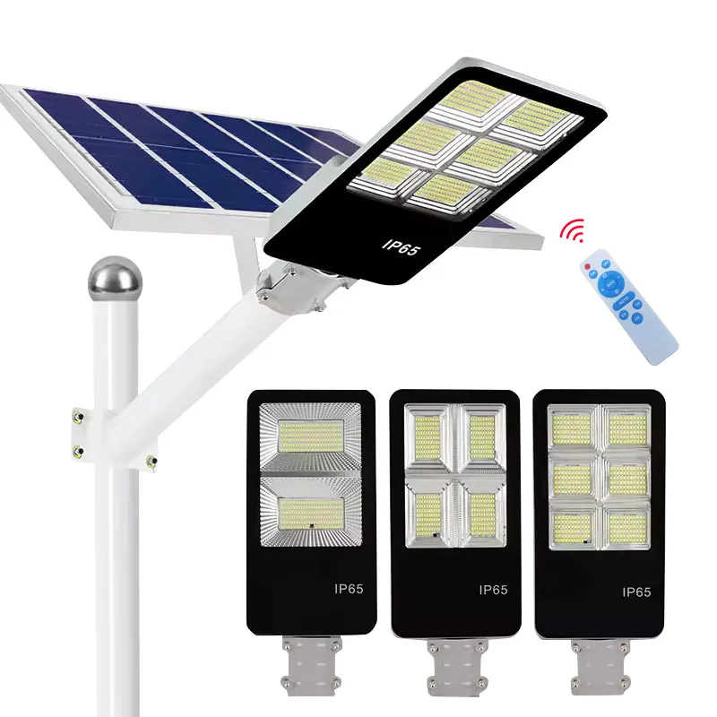 China Manufacturer Split High Lumen Aluminium IP65 100w 200w 300w Solar Lamp Street Lights Rural Street Solar Lights For Streets