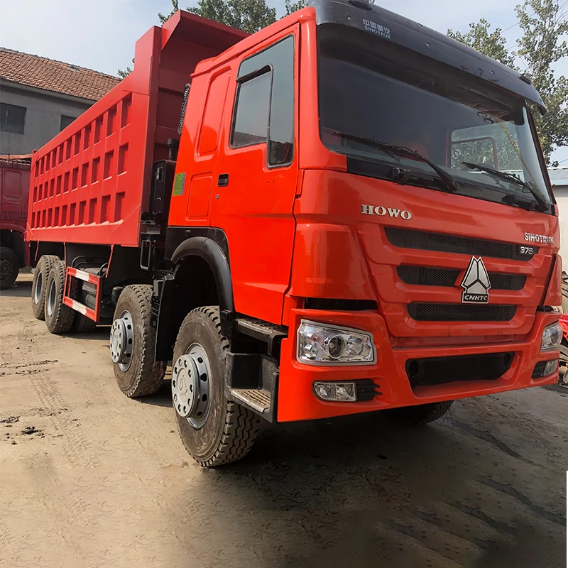 howo dump truck Curb weight 28000 kg safety used trucks dump truck tipper