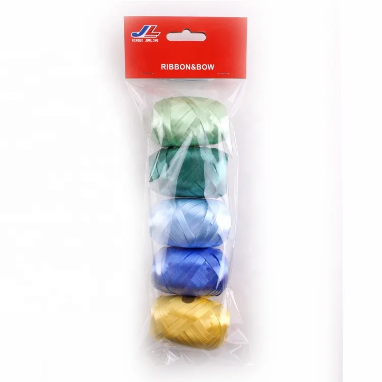 
High quality plastic gift ribbons pp ribbon egg for party decoration 