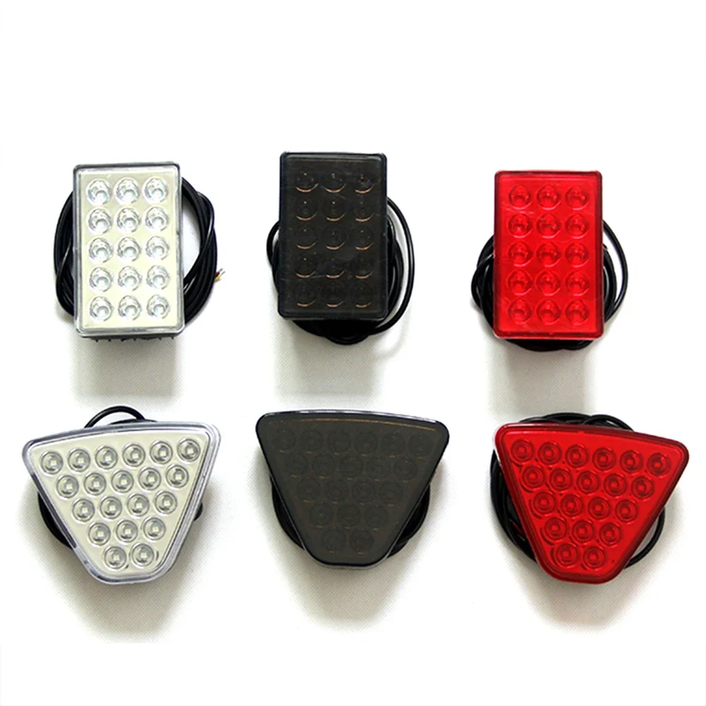 New Strobe F1 Style Led Brake Pilot Lights For Car Motorcycle Rear Tail Lights Auto Warning Reverse Stop Safety Lamps DRL 12V