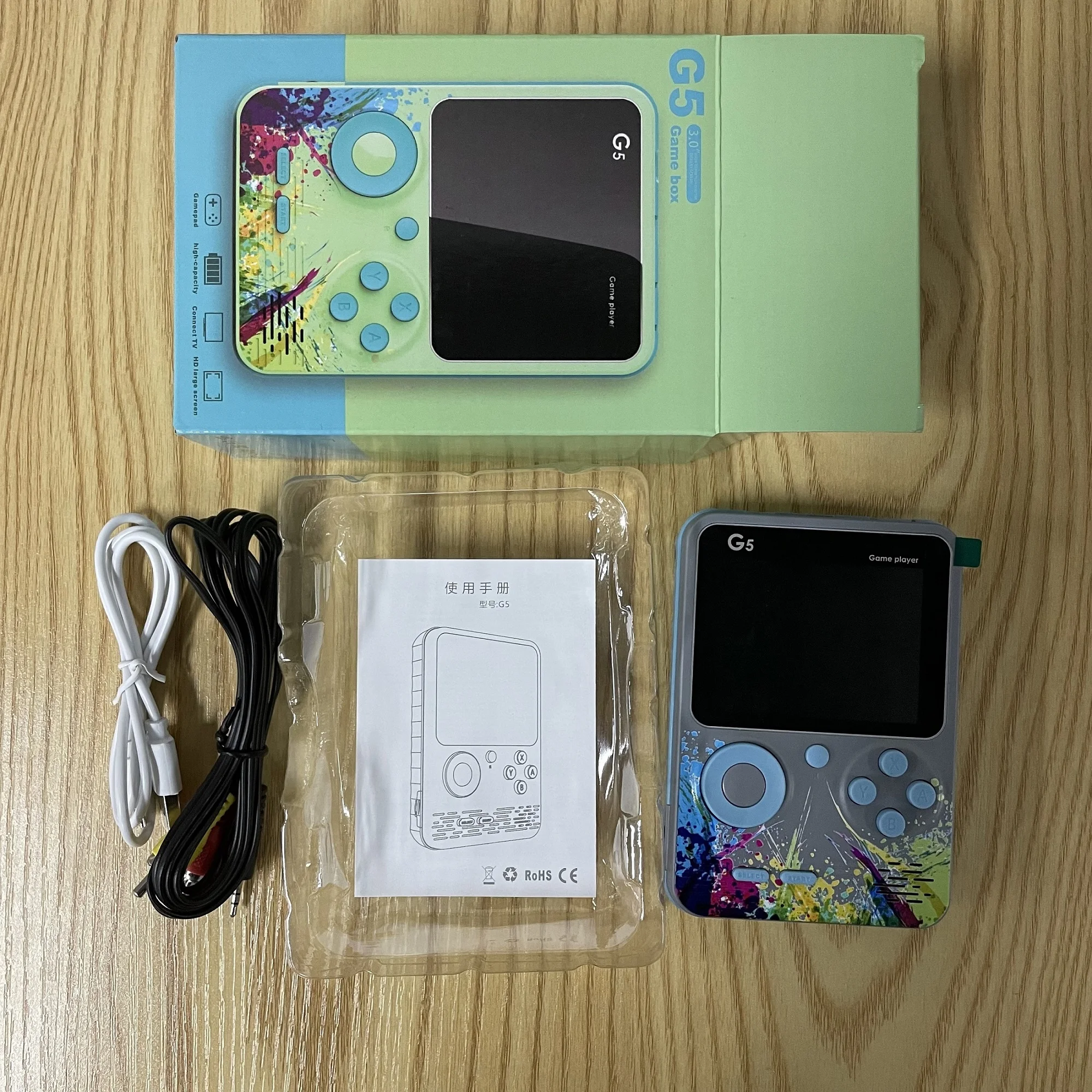 
Wholesale Kids Toys Retro Classic Handheld Game Player 500 in 1 Portable Video Game Consoles 