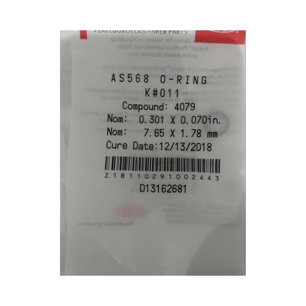 FFKM Kalrez 0090 Fluoroelastomer Rubber Seals Raw Material dupont FFKM black rubber