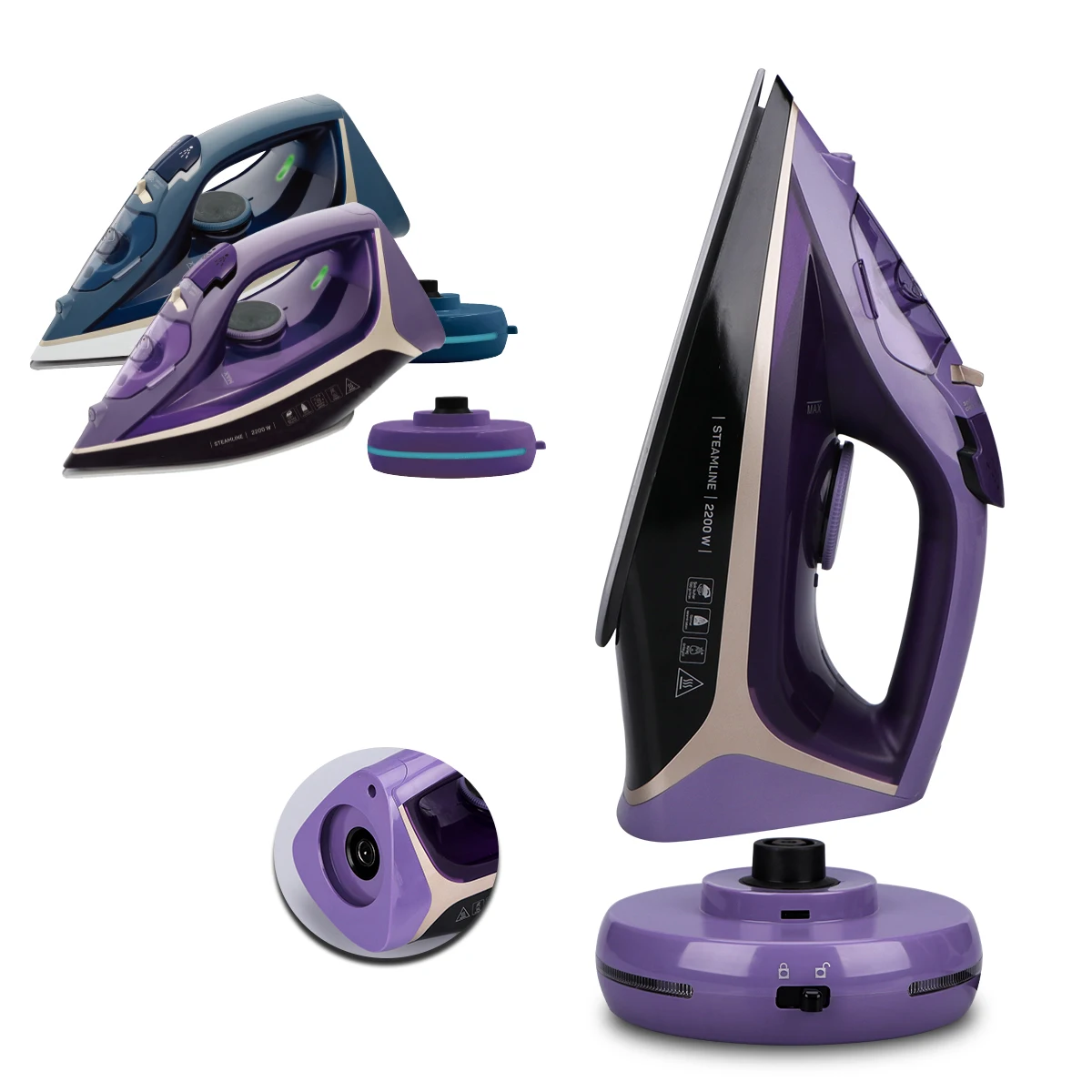 Горячая Распродажа, паровой утюг для одежды, электрический беспроводной паровой Утюг