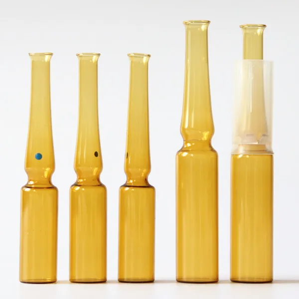 amber/ clear glass ampoule vial bottles pharmaceutical ampoule bottles