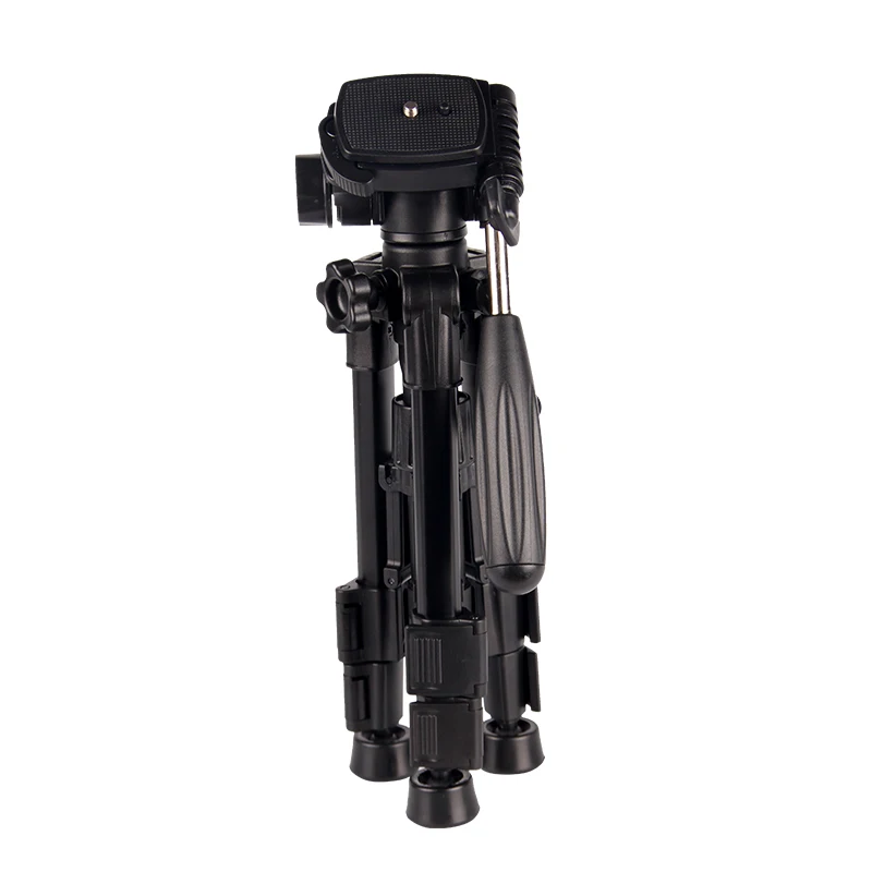 
factory wholesale multi-function Mini lightweight portable tripod stand for DSLR digital camera with 3-Way Pan and Tilt Head 