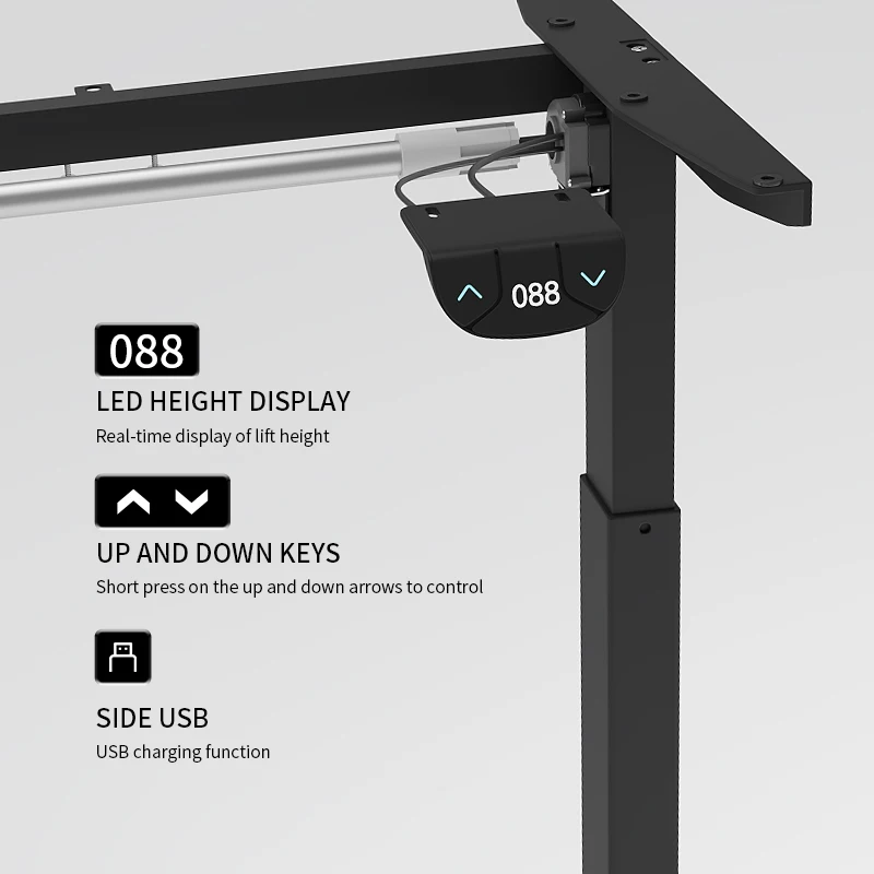 YZ Stand Up Desk Frame  Standing  Adjustable Desk table office furniture stand desk extend