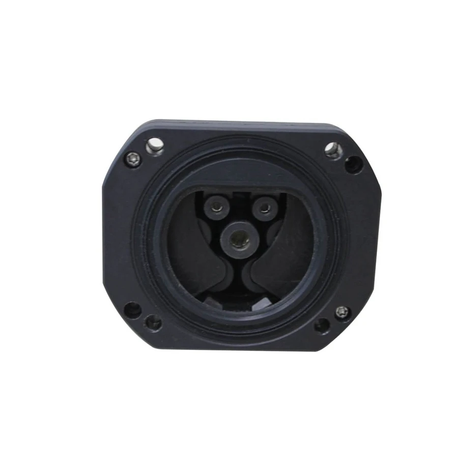 
 Тип 2 EV зарядная розетка с укрытием 32A IEC 62196-2 Противоударная розетка с защитной дверью  