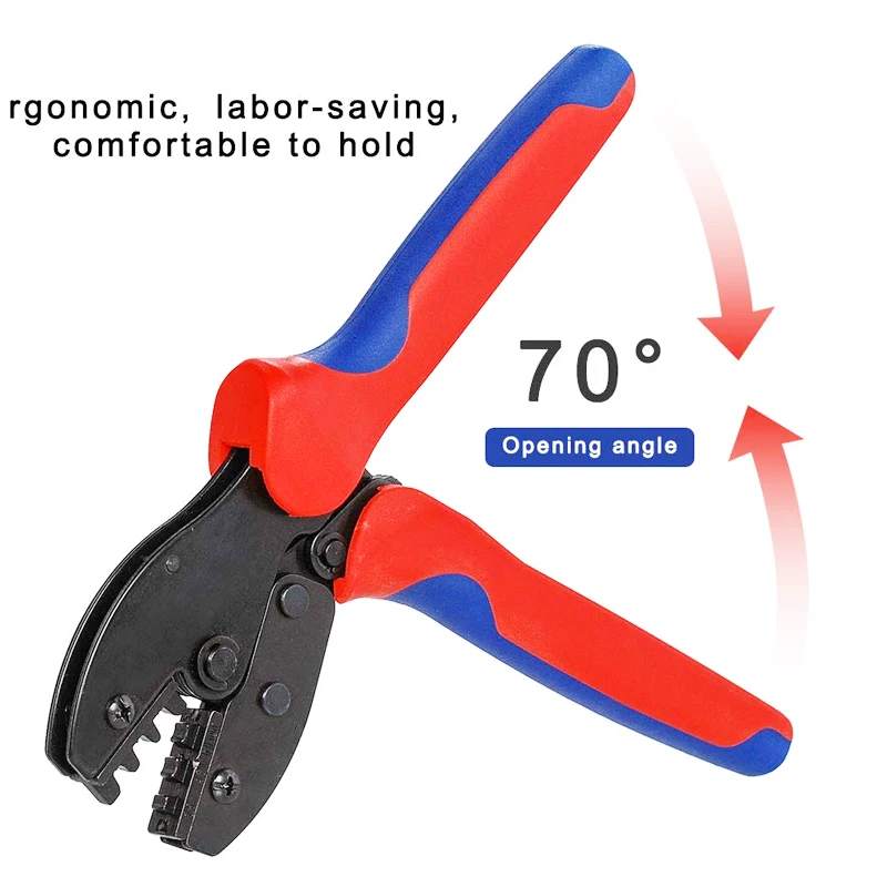Solar Terminal Crimping Tool LY-2546B Crimping Pliers Hand Tool Kit Solar Connector Pliers