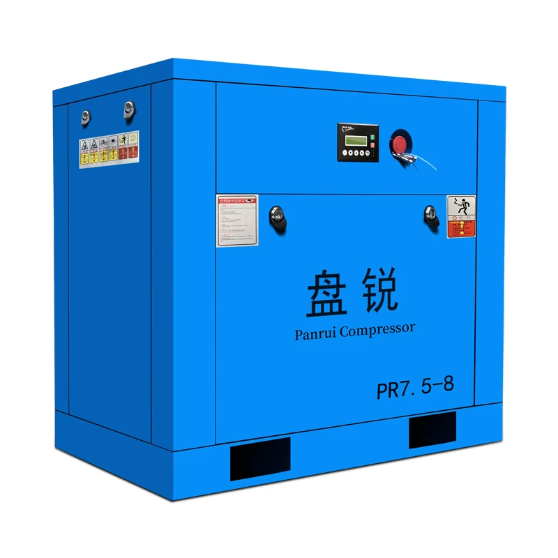 7.5 kw 10 hp 1.1 m3/min 39 cfm rotary screw air compressor 220V/60HZ/3 ph single phase 440V/600V/660V compressor for auto shop