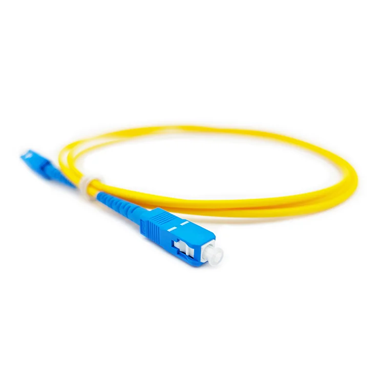 Manufacture wholesale SC/UPC-SC/UPC Singlemode Single Core Fiber Optic Patch Cord SM MM fiber optic jumper 3M patch cord cable