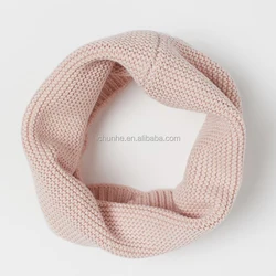 Детский зимний шарф-хомут для девочек и женщин, модный шарф-хомут, плотный вязаный шарф-снуд из акрилового кашемира, плюшевые гетры