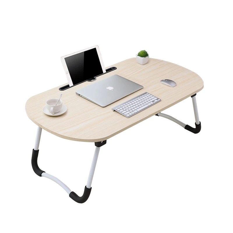 Computer gaming desk plastic top with drawers metal legs holder of cups and tablet laptop table