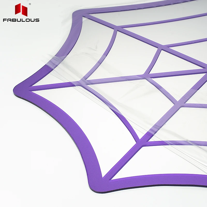 FABULOUS Tiktok popular black frame mirror printing 3d acrylic cartoon sticker decorative mirror