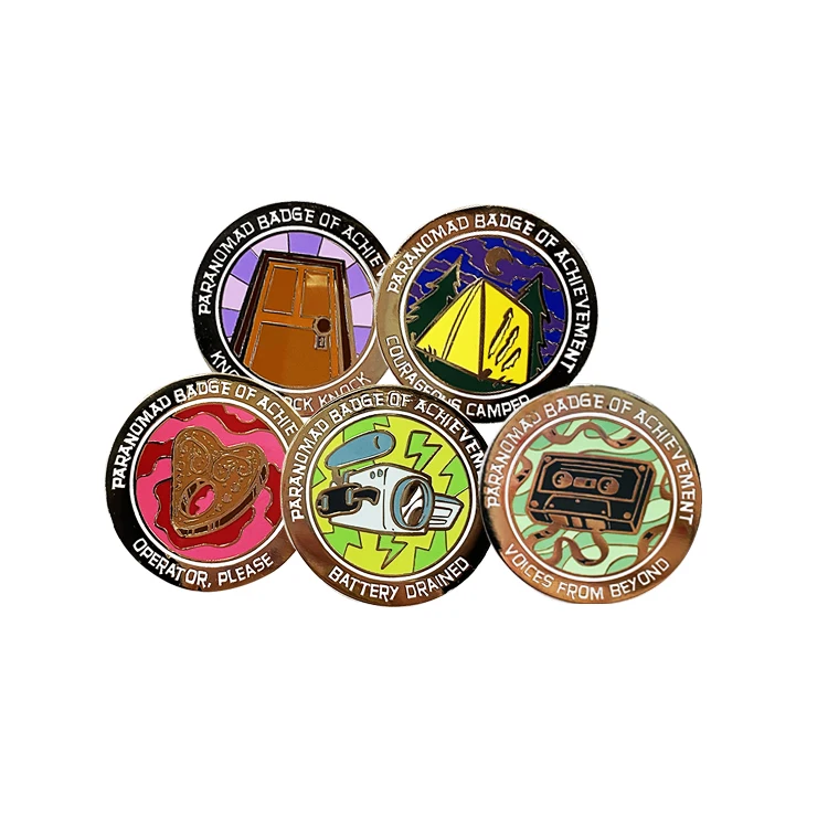 Wholesale Custom Tarot Enamel Pin Badge Card Cup Cat Sun Star Cloud Lapel Pin Badge Enamel Pin For Decoration