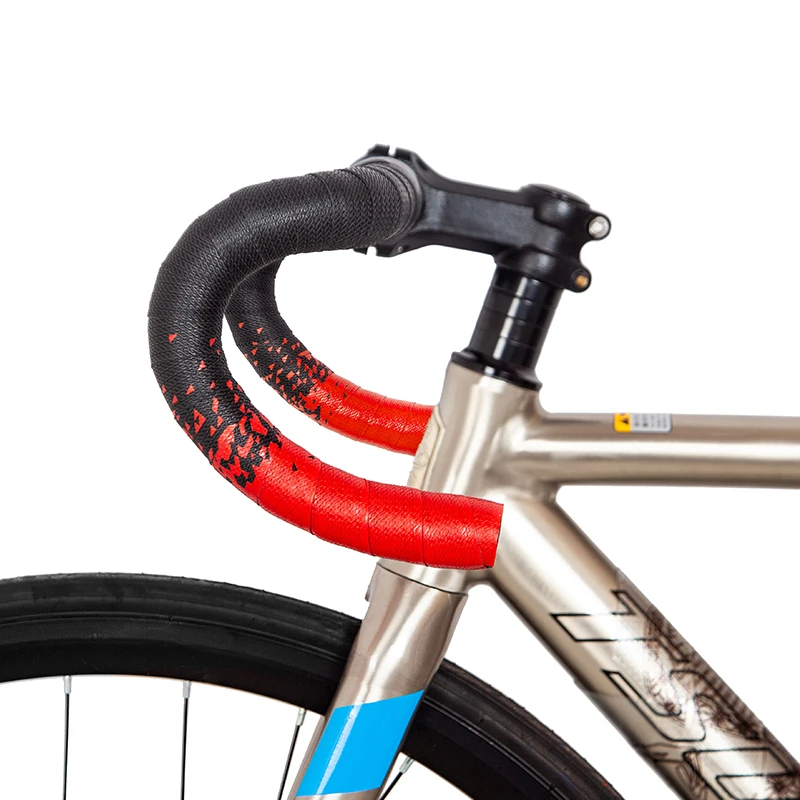 Sweat Absorbing Quick-Drying Handle Bar Tape Cycling Handlebar Tape PU+EVA Road Bike Bar Tape with Stoppers