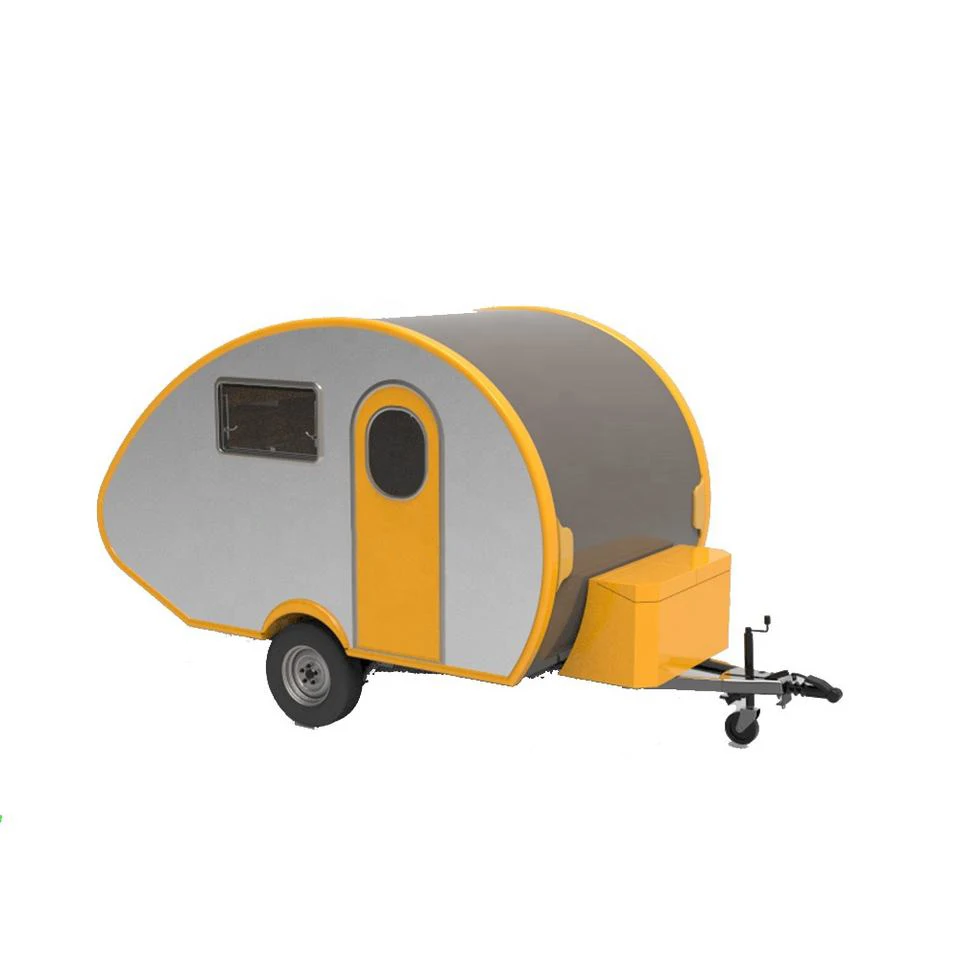 small mini classic teardrop style trailer little RV tear drop camper