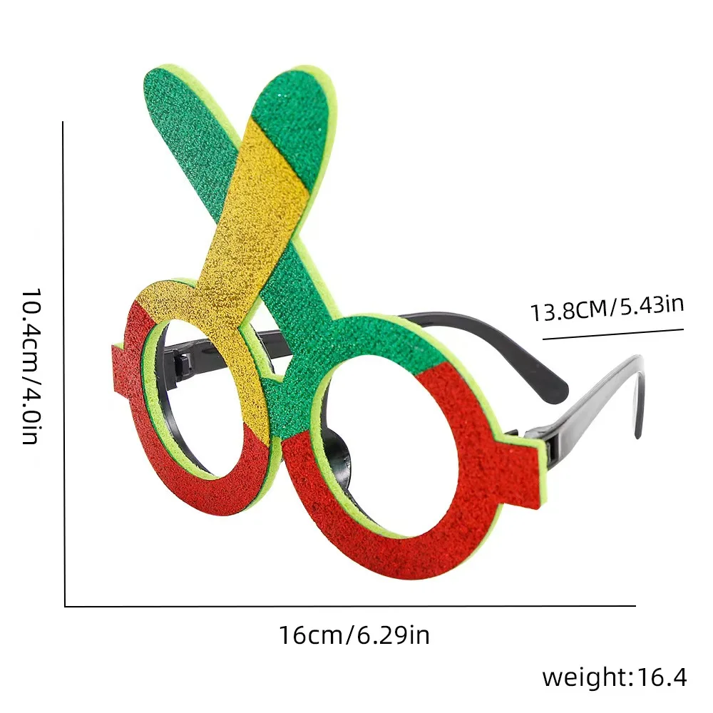 Mexico May 5 Carnival party felt happy cartoon chili glasses decoration 2024 supplies