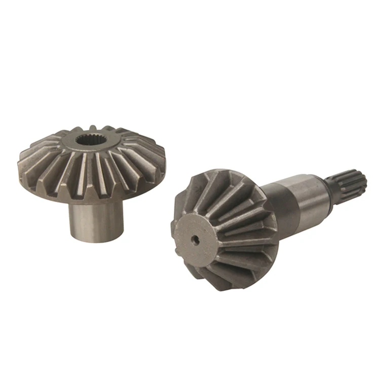 Precision Casting Herringbone Helical Bevel Steel Spur Small Shaft Work Gear With 12 Teeth