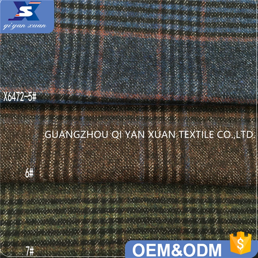 Оптовая продажа, 10% шерсть, 90% полиэстер, составной клетчатый дизайн, текстурированный костюм, мужской костюм, Блейзер, ткань для зимы