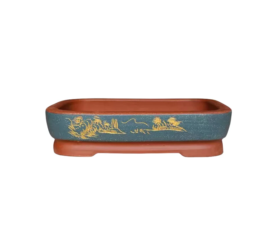 Wholesale Bonsai pot supplier For bonsai lovers Large ceramic pots oval pots for bonsai tree