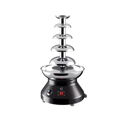 Fountain waterfall chocolate machine hot five-layer melting fire boiler spray tower electric