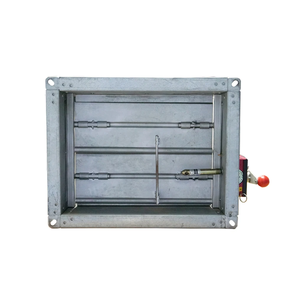 Galvanized Steel Motorized 24V/220V motorized air damper electric air