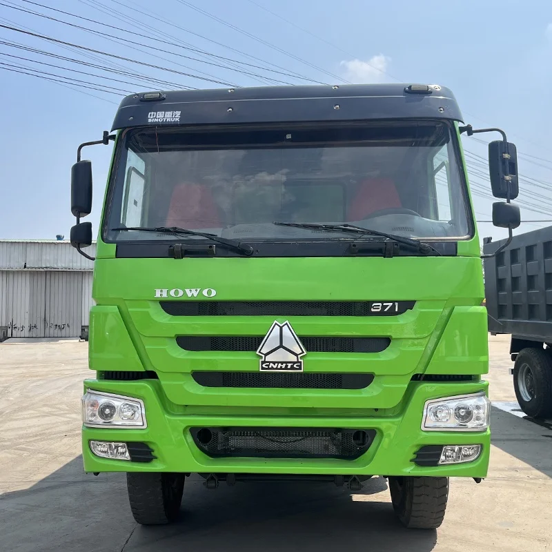 Second hand 371hp 375hp 420hp 40tons tipper truck for sale in Africa