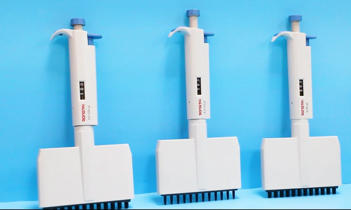Handling 8 Channel Liquid Repetitive Micropipette