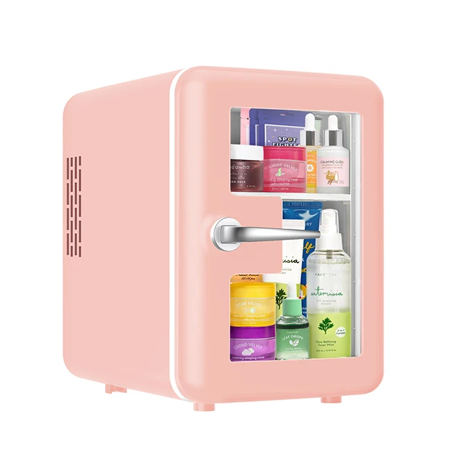Customized Logo Mini Beauty Storage Refrigerator Mini Cosmetics Fridge Portable Semiconductor Mini Fridge