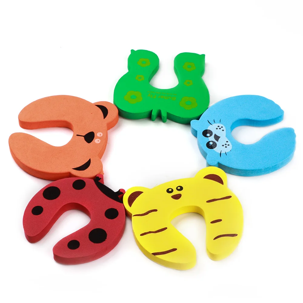 Manufacture Directly Export Child Safety Gate Animal Door Stop Keep Baby Safe Finger Pinch
