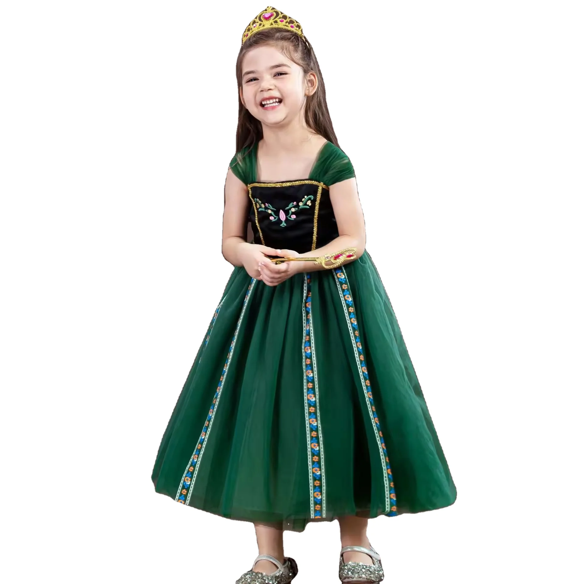 Hot Sale Princess Role Play Costume Kids Tv Movie Costume For Halloween Christmas Party Fancy Dress