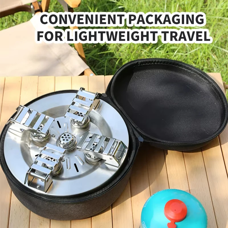 Portable Butane Gas Stove Single or Dual Use Lightweight Outdoor Kerosene Stove Gas Stove Camping Portable with Box or Case