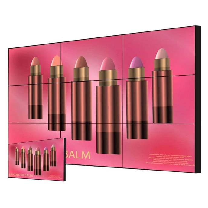 HD screen LG panel super narrow 1.8mm bezel 3x3 video tv video wall lcd price