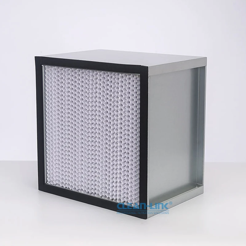 Manufacture High Efficiency Air Filter H13 H14 Laminar Flow Hood Deep Pleated Hepa Filter for Separator Ahu Ventilation System