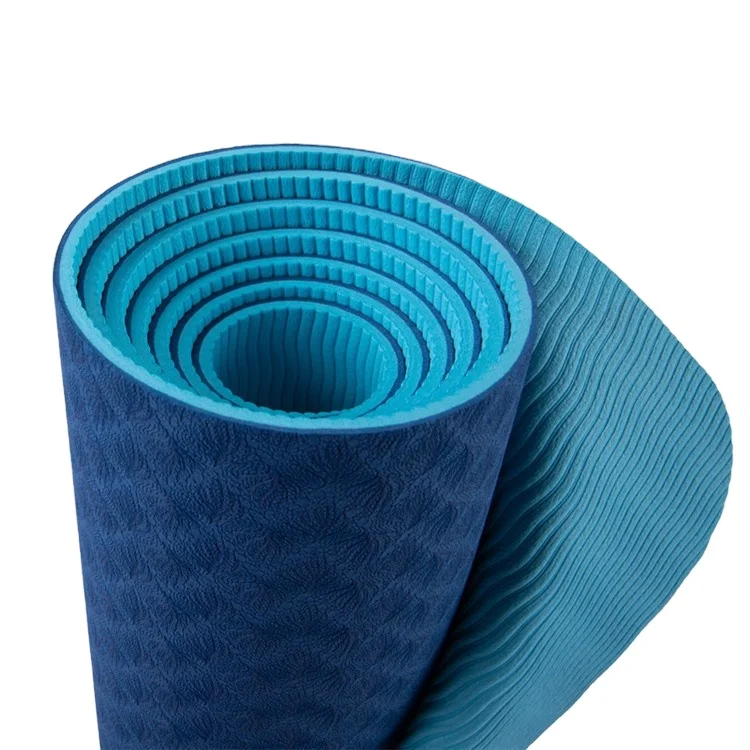 
Wholesale Material Fitness Eco Double Side Gym TPE Yoga Mat, Custom Brand Logo Yoga Matt 