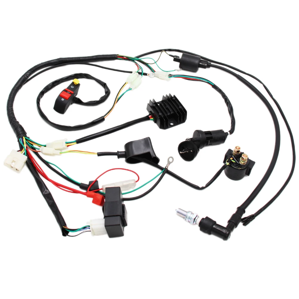 High-quality complete electrical harness spark plug cdi ignition coil kit for china dirt bike 150cc 200cc 250cc Loncin