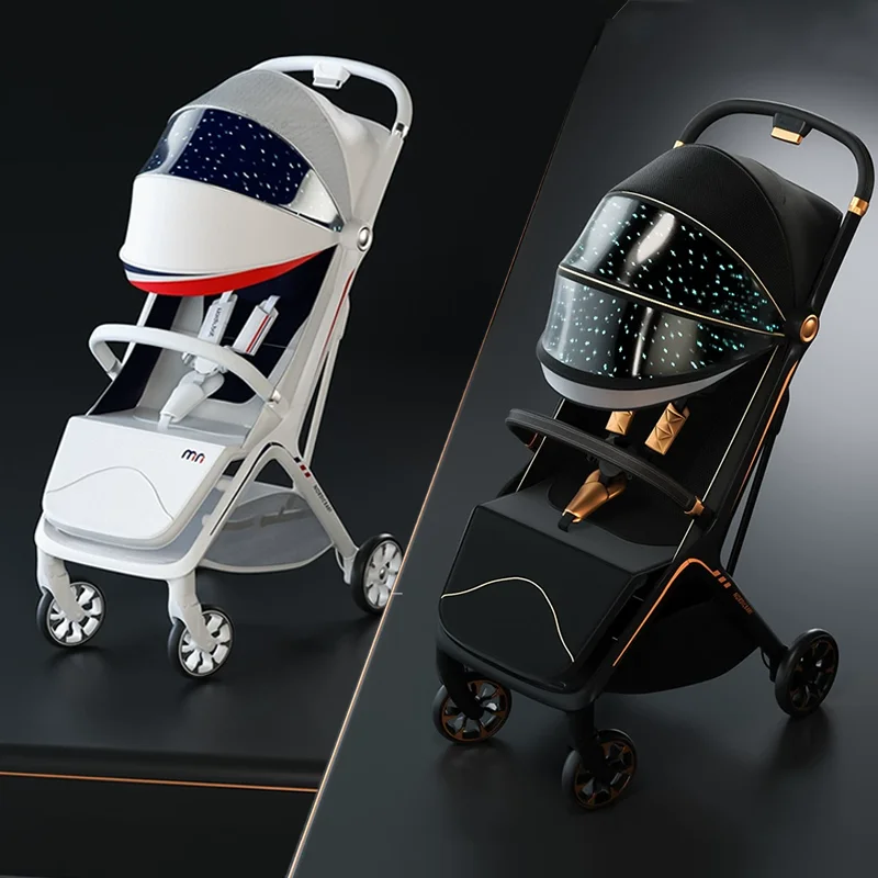 Purorigin OEM Custom Aluminum Alloy lightweight Easy Folding Portable Compact Baby Strollers For Airplane Trip