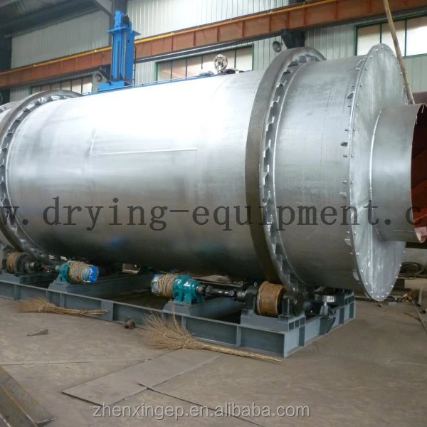 Hot Air Drying Equipment HZG Series Single Rotary Drum Dryer