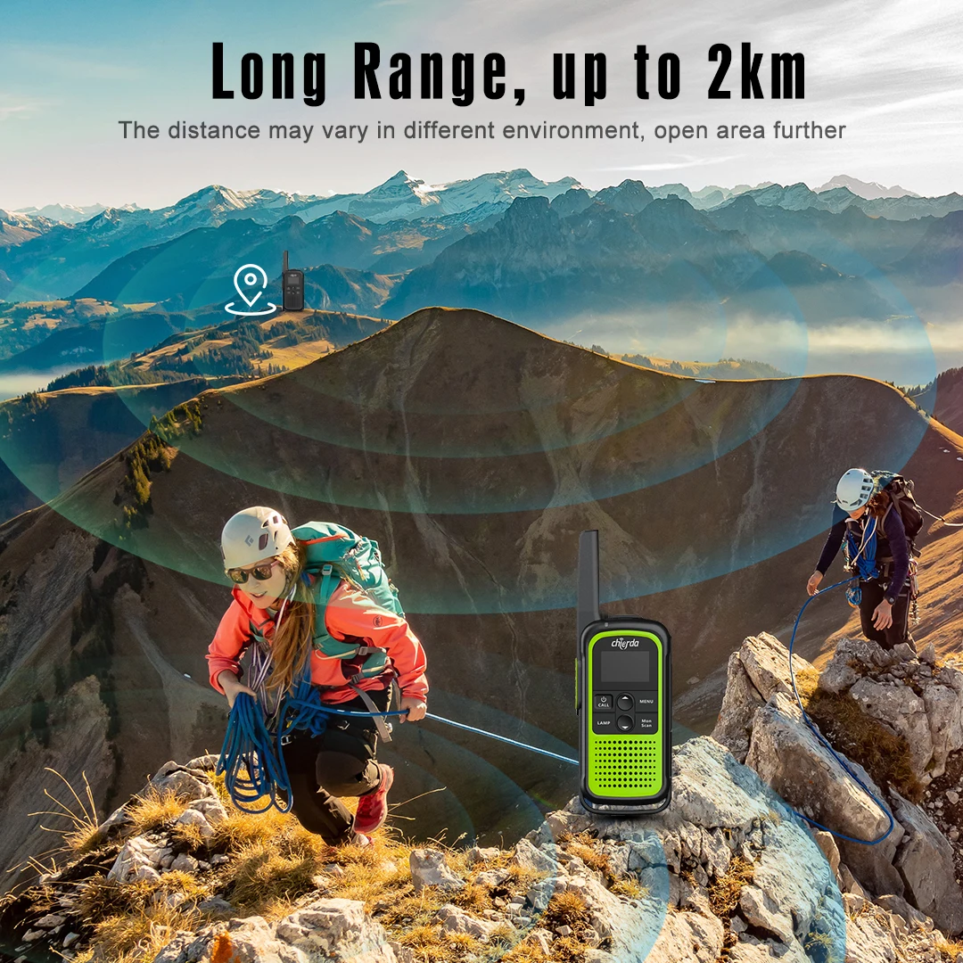 Chierda JV01 Mountaineering outdoor communication team small handheld walkie-talkie