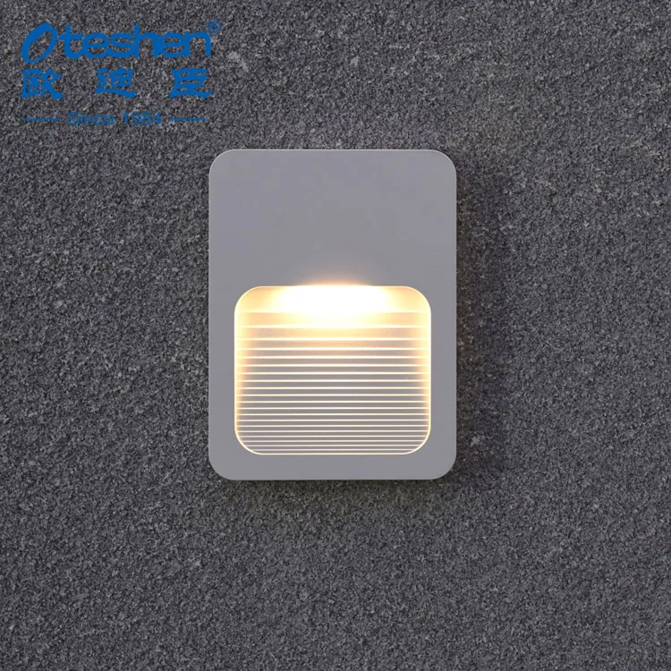 led step light Modern design indoor lamp Night Light 3w foot lamp recessed stair LED step lamp wall light