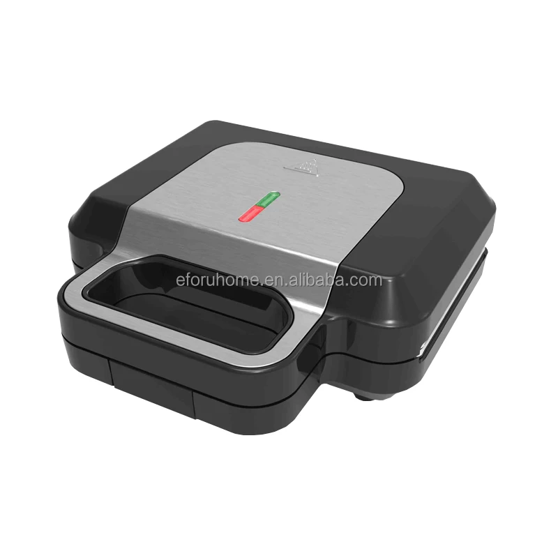 EFORU Large Size Multifunctional Double-side Heating Non-stick Coating Panini Press Waffle Sandwich Maker Machine For Breakfast