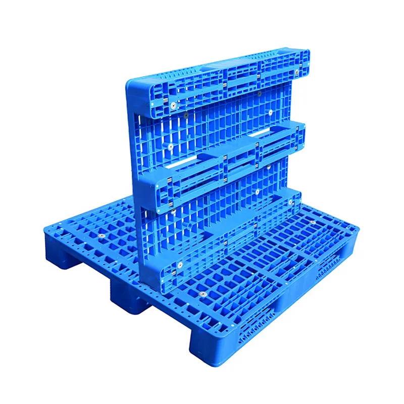 wholesale Pallet Prices1300x1100 Cheap Single Face Plastic Blue Style hdpe china Euro Plastic pallet for sale