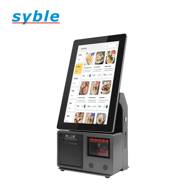 XB-S39 Touch screen 15.6inch Windows POS system smart desktop tablet pc all in one cashless payment POS cashier machine