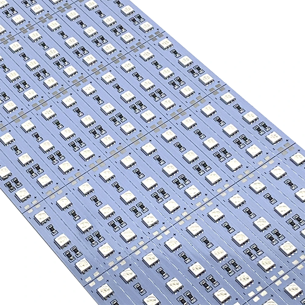 DC 12V 1M LED Bar Light 5050 Full Spectrum Grow Light Strip For Plant Growth  Hard Strip 4 Red 1 Blue