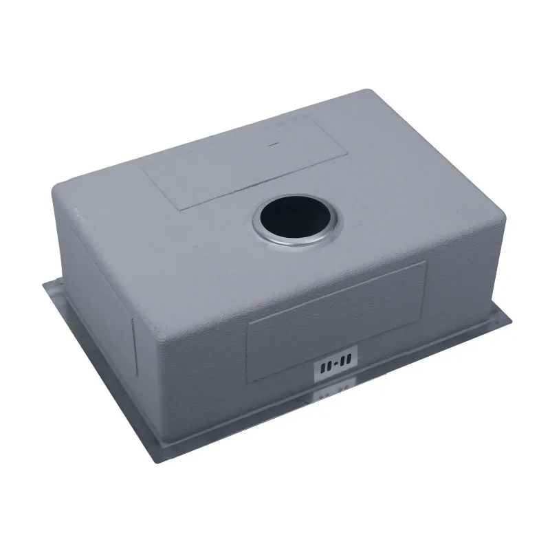 Manual sink 7843 double nano undermount handmade sink 3mm thickened stainless steel kitchen wash basin table sink wholesale